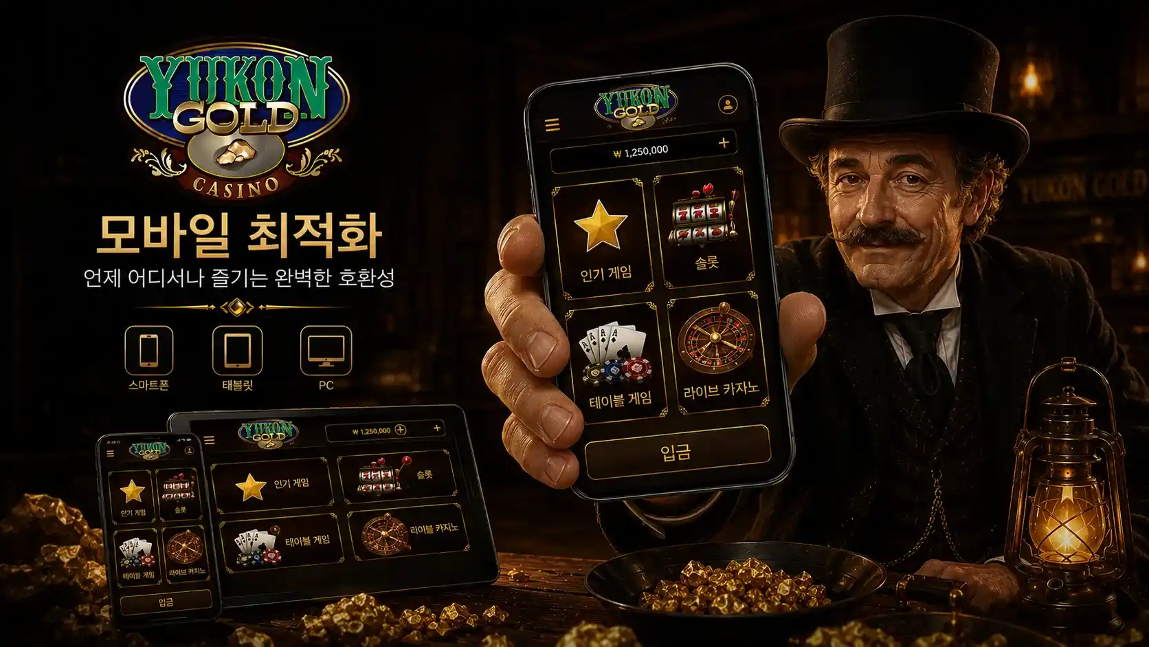 스마트폰과 태블릿에서 접속